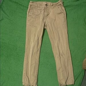 Signature by Levi Strauss Tan Ankle Cropped Jeans